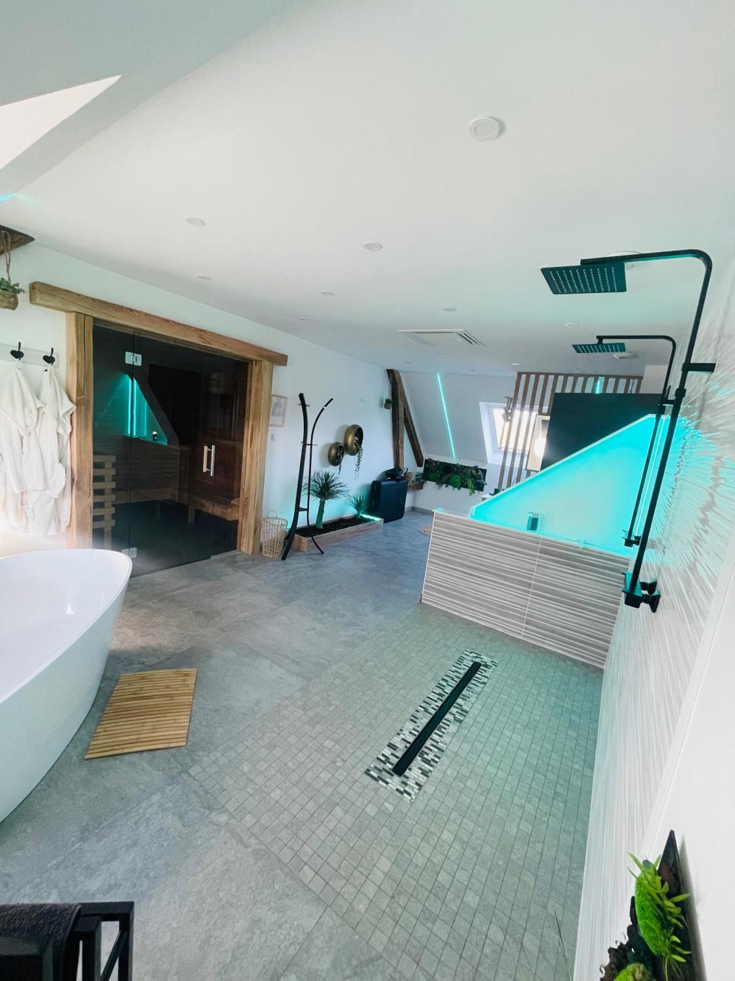 Maison Gite Chez Nounou Sauna Jacuzzi Jardin Arbore Etting Экстерьер фото